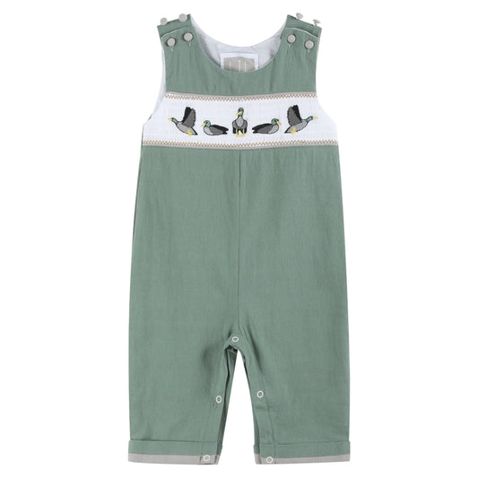 Mallard Smocked Overalls