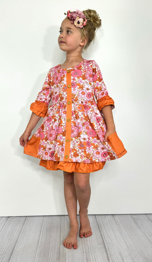 Posy Rust Dress