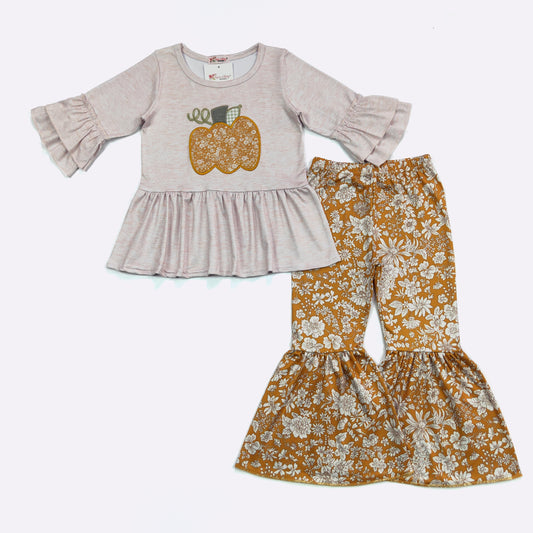 Floral Pumpkin 2 Piece Set