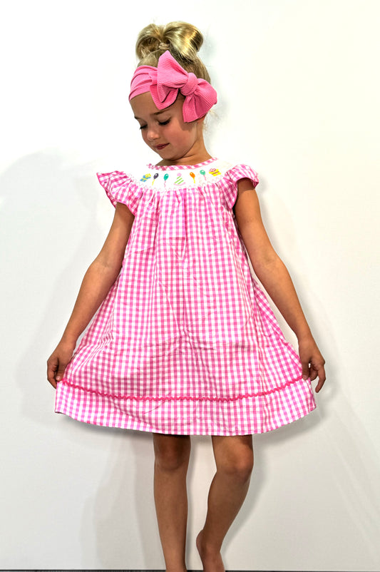 Smocked Party Dress