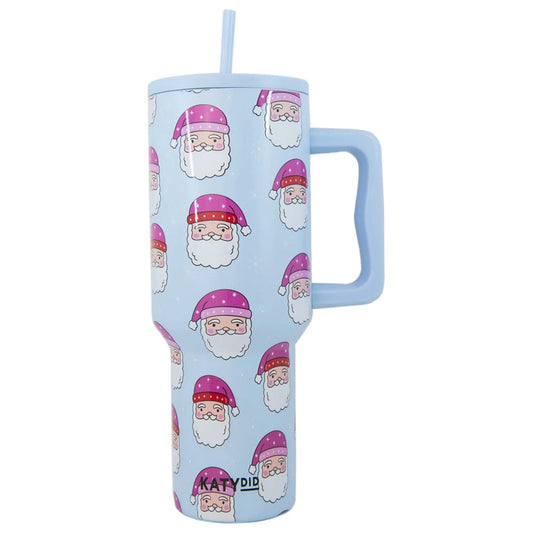 Pink Santa Hat Tumbler