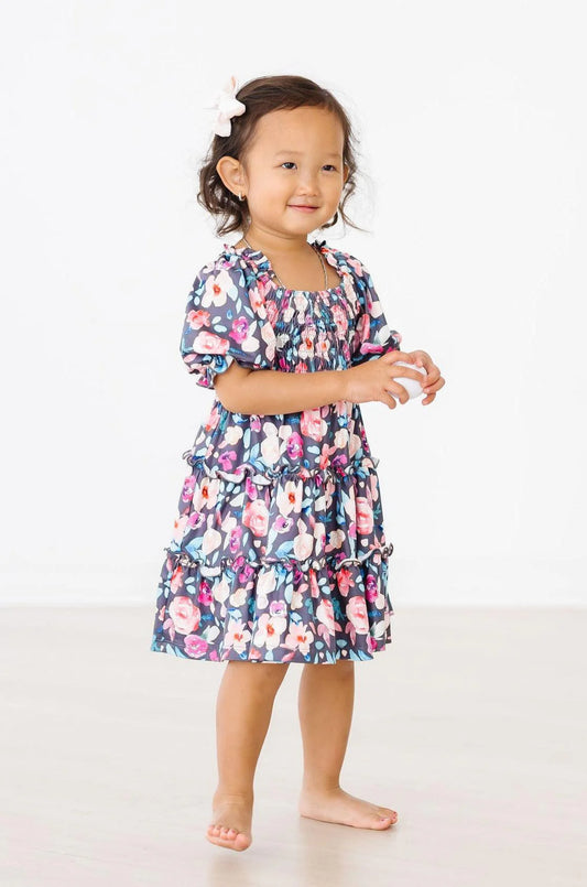 Beauty In Bloom Ruffle Dress