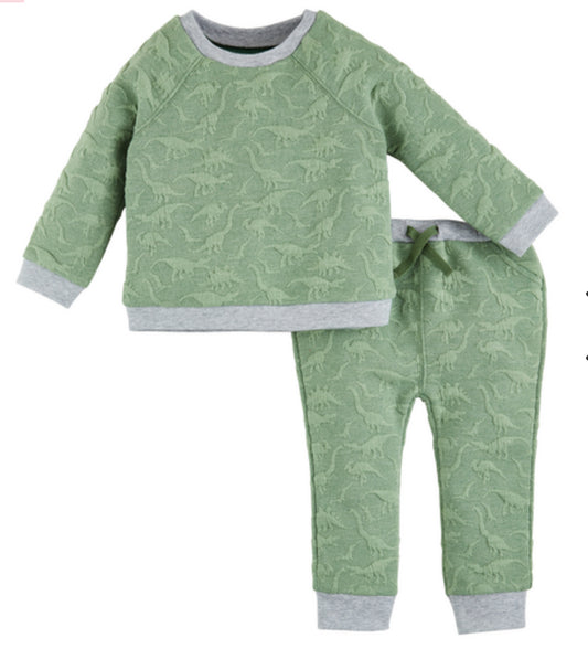 Quilted Dino Pant Set