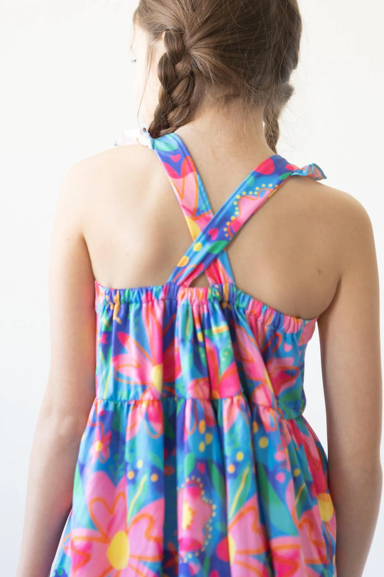 Spring Around Cross Back Dress