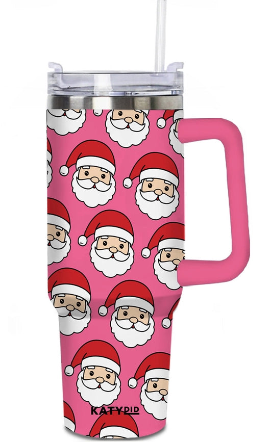 Pink Santa Tumbler