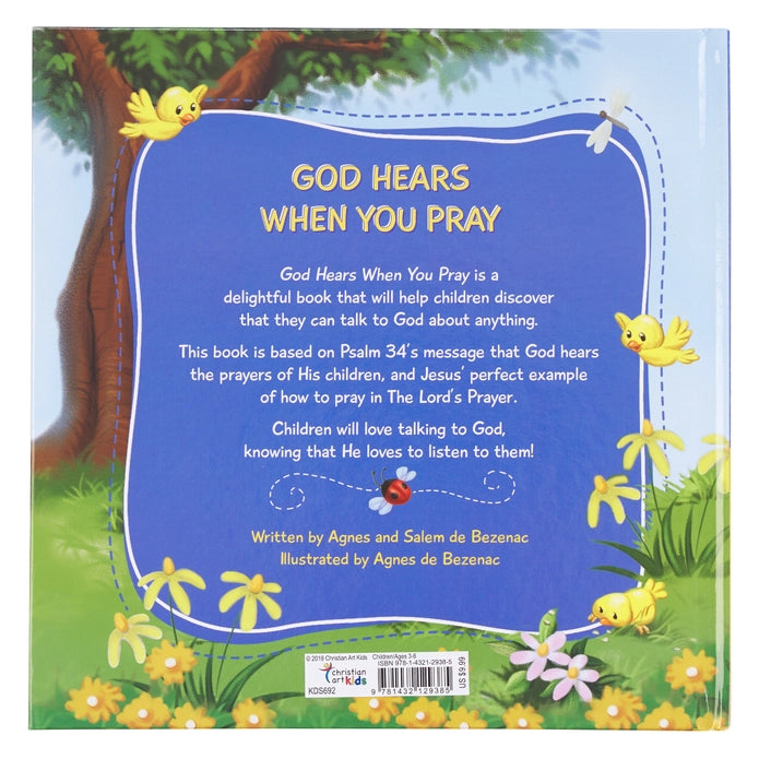 God Hears When You Pray Hardcover Book