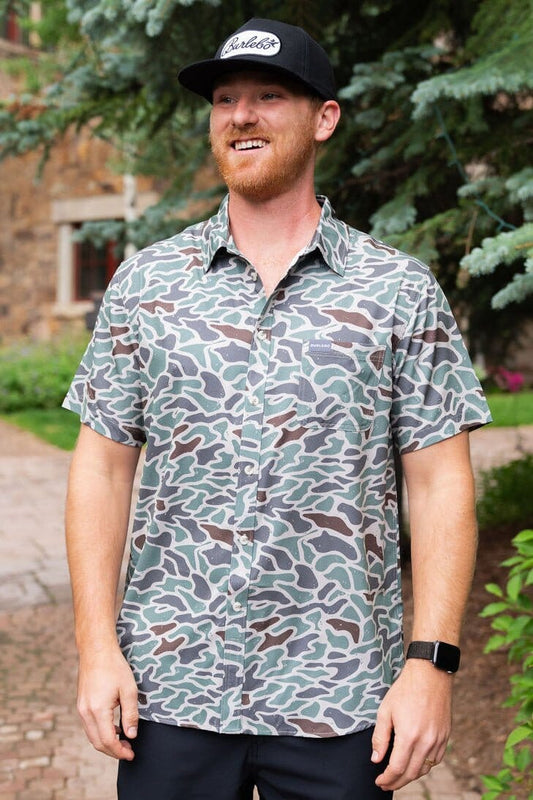 Retro Duck Camo Button Up